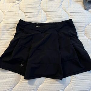 Lululemon pace rival black skirt! Size 4